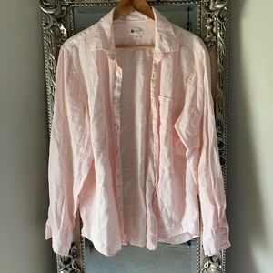 J. Crew men’s pink linen top